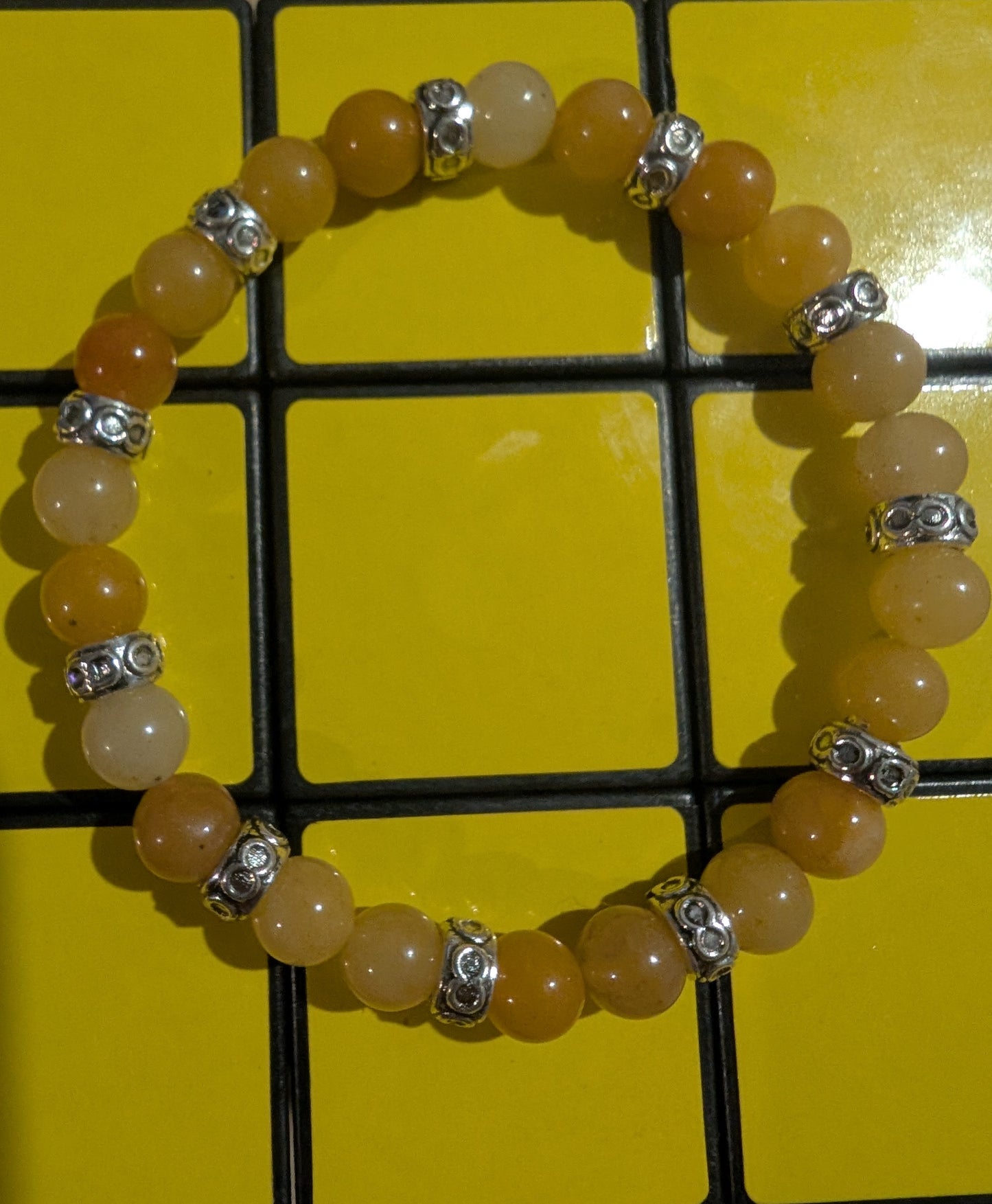 Bracelet agate jaune