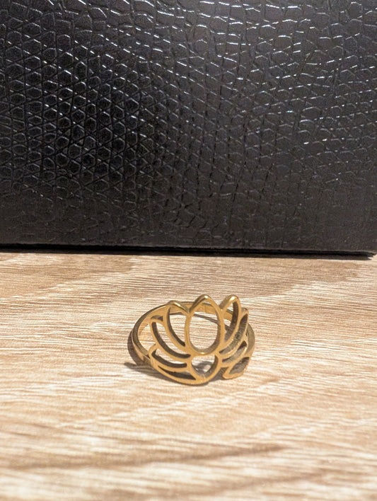 Bague fleur de lotus